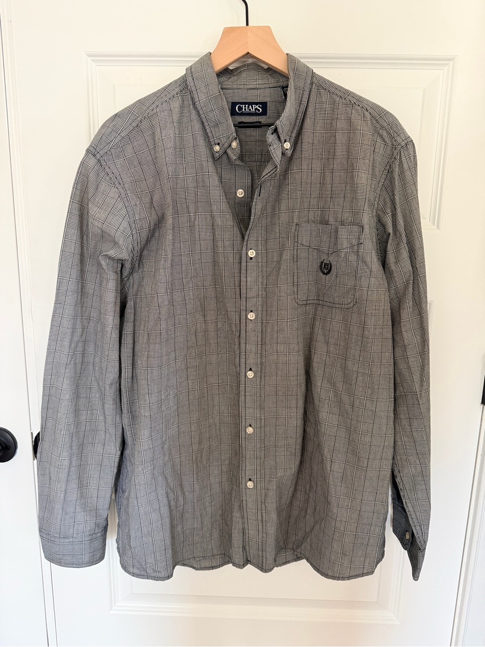 Chaps easy care button down